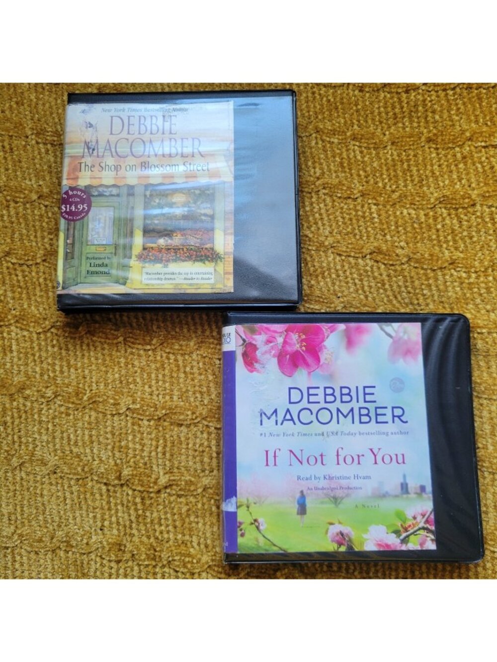 Debbie Macomber CD Audiobook Bundle If Not for You & Blossom Street